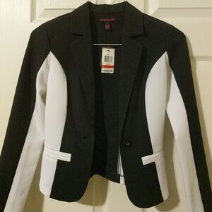 Black and White Blazer